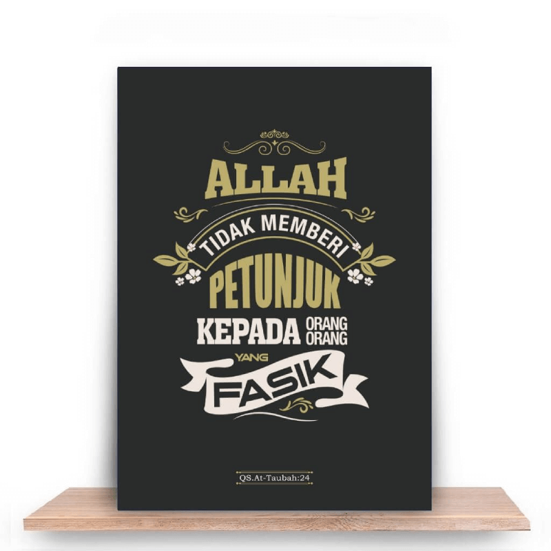 Allah tidak memberi petunjuk kepada orang-orang yang fasik. 