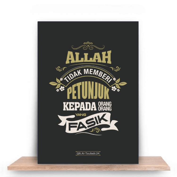 Allah tidak memberi petunjuk kepada orang-orang yang fasik. 
